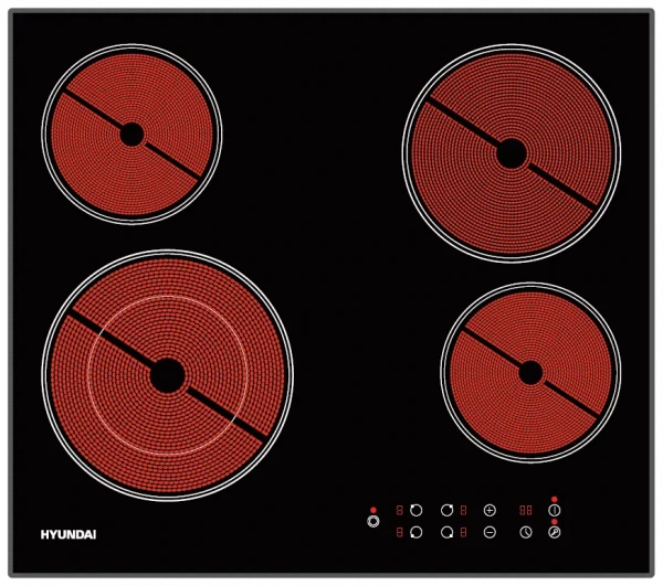 Электрическая варочная панель Hyundai HHE 6485 BG
