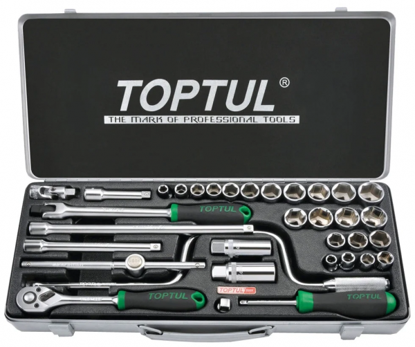 Набор торцевых головок Toptul GCAT3403 34 предмета