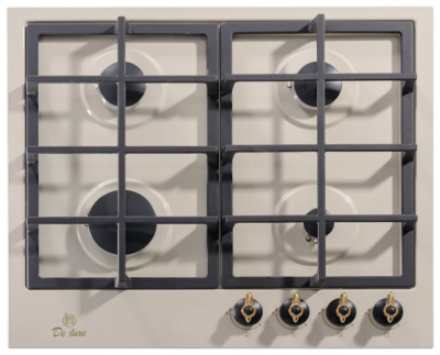 Газовая варочная панель De Luxe TG4_750231F-078, бежевый