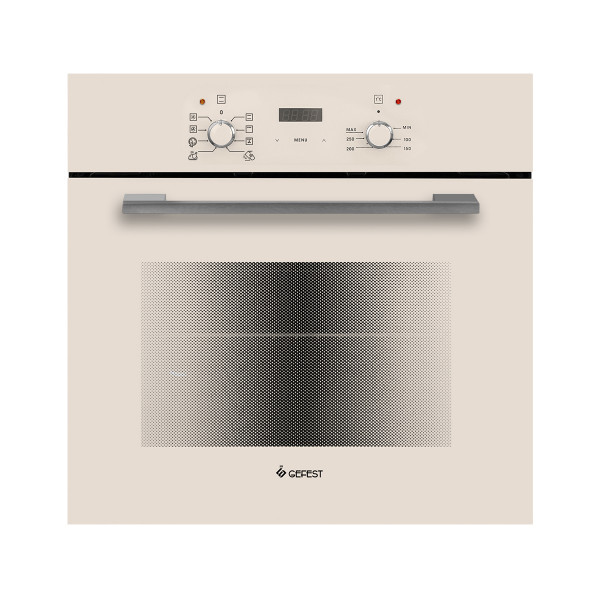 Духовой шкаф GEFEST 622-02 В1, кремовый, телескопические направляющие, усиленный гриль с конвекцией, гидролизная очистка