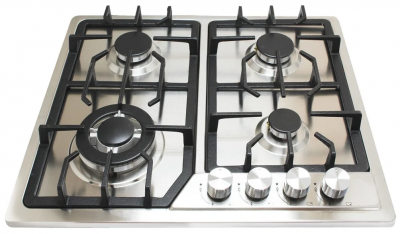 Газовая варочная панель Ginzzu HCG-418, серебристый