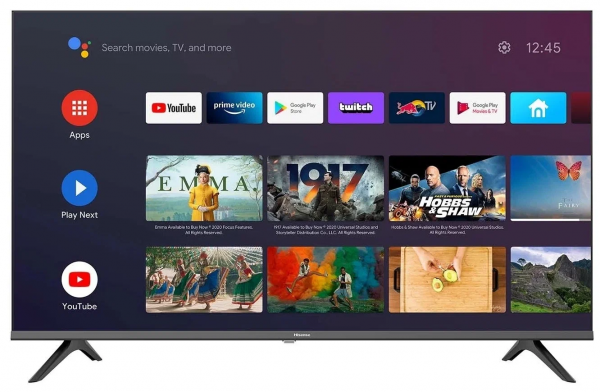 43" Телевизор Hisense 43A5730FA 2021 LED, черный