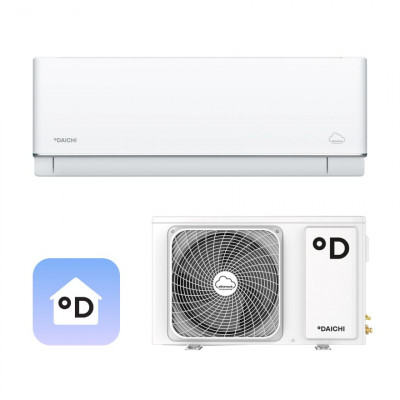 Облачный кондиционер Daichi Alpha A25AVQR3_UNL/A25FVR3_UNL, 25 м², автоперезапуск, самодиагностика, самоочистка внутреннего блока