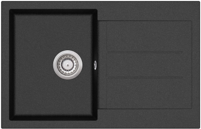 Кухонная мойка Aquasanita Tesa SQT101AW (black metallic 601)