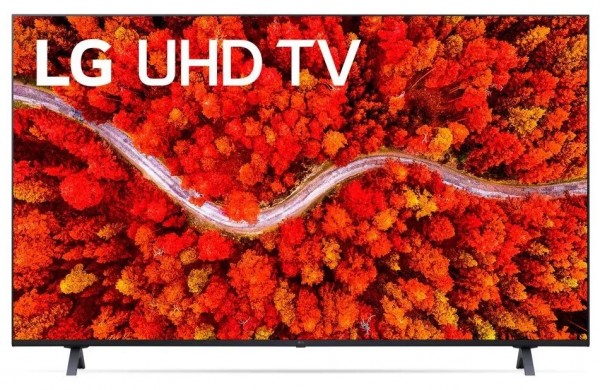 60" Телевизор LG 60UP80006LA LED, HDR (2021), черный