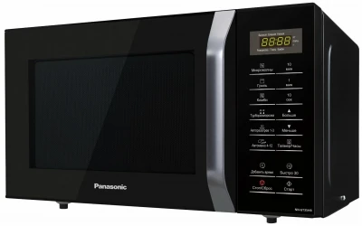 Микроволновая печь Panasonic NN-GT35HBZPE, чёрная, 23 л, сенсорное управление, 12 программ
