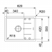 Кухонная мойка Franke BFG 611С (графит)
