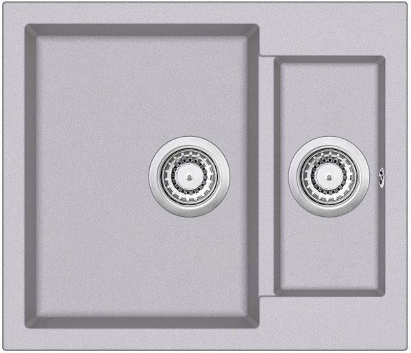 Кухонная мойка Aquasanita Tesa SQT150AW (alumetallic 202)