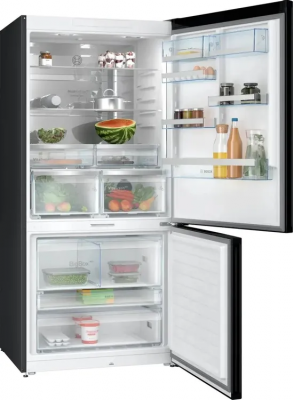 Холодильник двухкамерный Bosch KGP86AXB0N черный