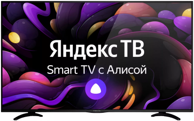 50" Телевизор VEKTA LD-50SU8815BS 2021 LED, HDR на платформе Яндекс.ТВ, черный
