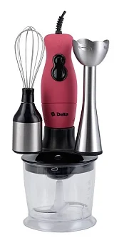 Погружной блендер Delta DL-7012D (красный)