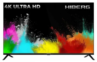 Телевизор HIBERG 43Y UHD-R Smart TV 43" (109 см), черный 4K UHD