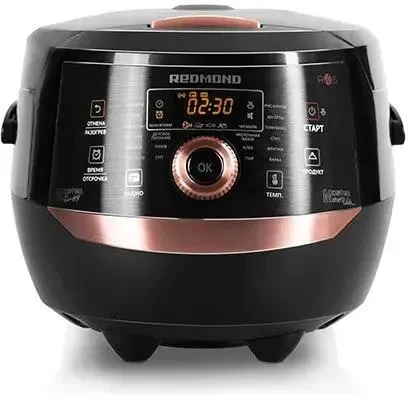 Мультиварка Redmond RMK-CB391S, 1000Вт, черный, 3D-нагрев, энергонезависимая память 2 часа