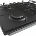 Газовая варочная панель Gorenje G640EB, цвет панели черный, цвет рамки черный