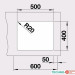 Кухонная мойка Blanco Etagon 500-U Silgranit (антрацит) [522227]