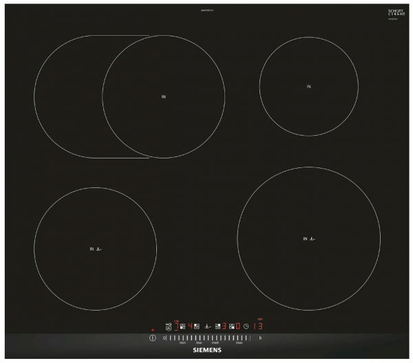 Индукционная варочная панель Siemens EH675FFC1E, черный