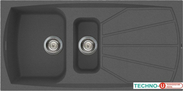 Кухонная мойка Elleci Living 475 Antracite 59