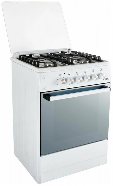 Комбинированная плита IDEAL L155 ГК чуг.белый