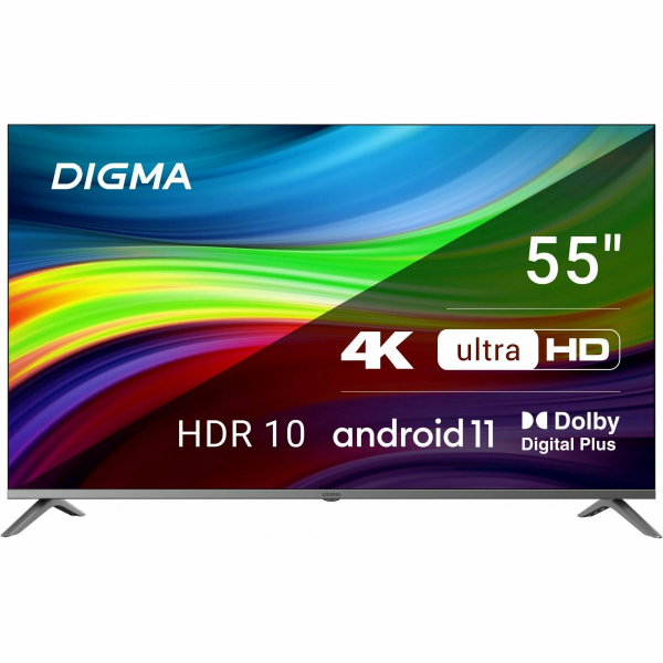 Телевизор DIGMA DM-LED55UBB41 UHD SMART Android TV