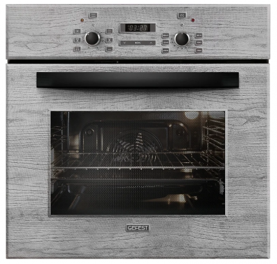 Духовой шкаф GEFEST 622-02 К35, серый, эмаль легкой очистки, телескопические направляющие, 55 л