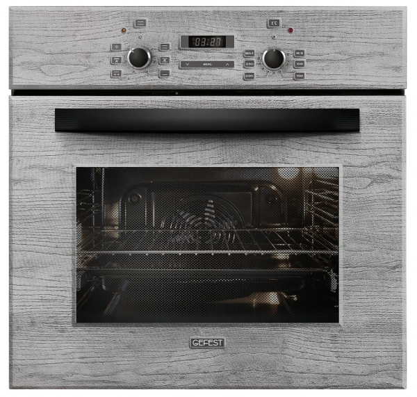 Духовой шкаф GEFEST 622-02 К35, серый, эмаль легкой очистки, телескопические направляющие, 55 л