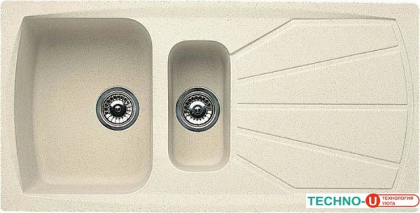 Кухонная мойка Elleci Living 475 Bianco Antico 62