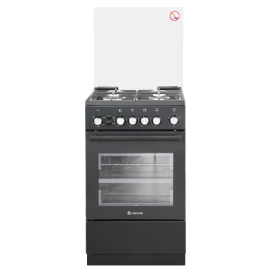 Газовая плита De Luxe 5040.40г(кр) ЧР-015, черный