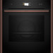Духовой шкаф Neff B69VS7MY0, чёрный, SLIDE & HIDE, 71 л, пиролиз, сенсорные Full Touch Control, телескопические направляющие