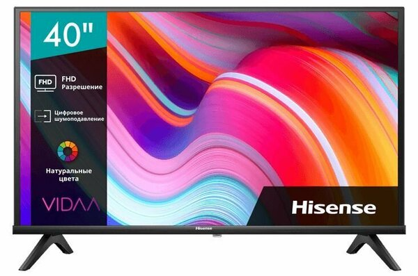 Телевизор HISENSE 40A4K, черный