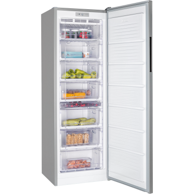 Морозильник Nordfrost DF 268 SAP, серебристый, 256 л, класс А+, ручная разморозка