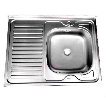 Накладная кухонная мойка Fabia м00012 0.4/160, 60х80см, нержавеющая сталь