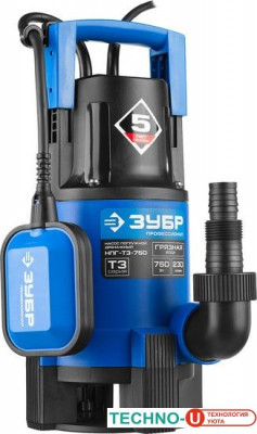 Дренажный насос Зубр НПГ-Т3-750