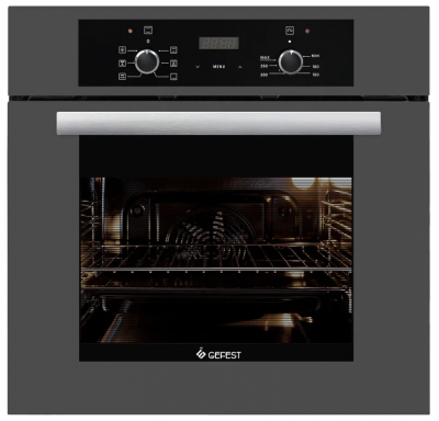 Духовой шкаф GEFEST 622-02 К56 S, серый, телескопические направляющие, таймер сенсорный