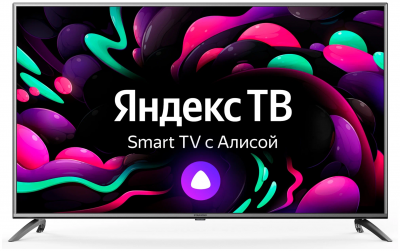 55" Телевизор STARWIND SW-LED55UG400 LED на платформе Яндекс.ТВ, стальной