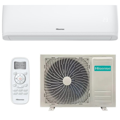 Инверторная сплит-система Hisense серии CITY DC Inverter AS-18UW4RMSCM01, 57м², I Feel, ночной режим, Dimmer