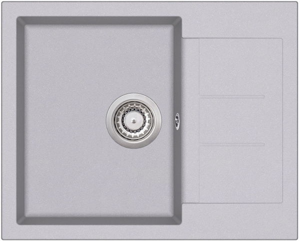 Кухонная мойка Aquasanita Tesa SQT102AW (alumetallic 202)