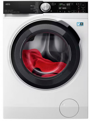Стиральная машина AEG LWR75965O, с сушкой, 9 кг, инверторный двигатель, белая