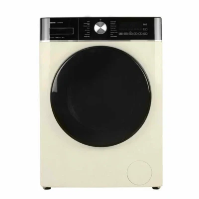 Стиральная машина CENTEK CT-1961 бежевая, 8 кг, 1400 об/мин, с паром, инверторная, с фронтальной загрузкой 