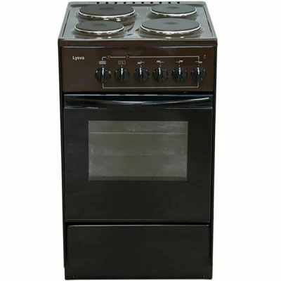 Электрическая плита Лысьва ЭП 401 CT коричневый, эмалированная, 4 конфорки, 57 л, традиционная очистка, поворотное управление