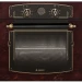 Духовой шкаф GEFEST ЭДВ ДА 622-03 К55S, рубиновый с рисунком "мрамор ретро", 55 л, гидролизная очистка, телескопические направляющие, доводчик «Soft-Close»