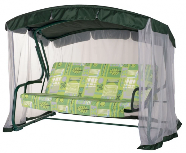 Садовые качели 3-местные Удачная мебель Тропикана A45G.532, до 300 кг