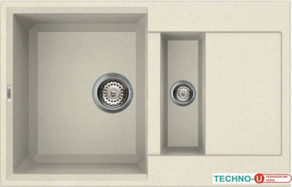 Кухонная мойка Elleci Easy 325 Bianco Antico 62