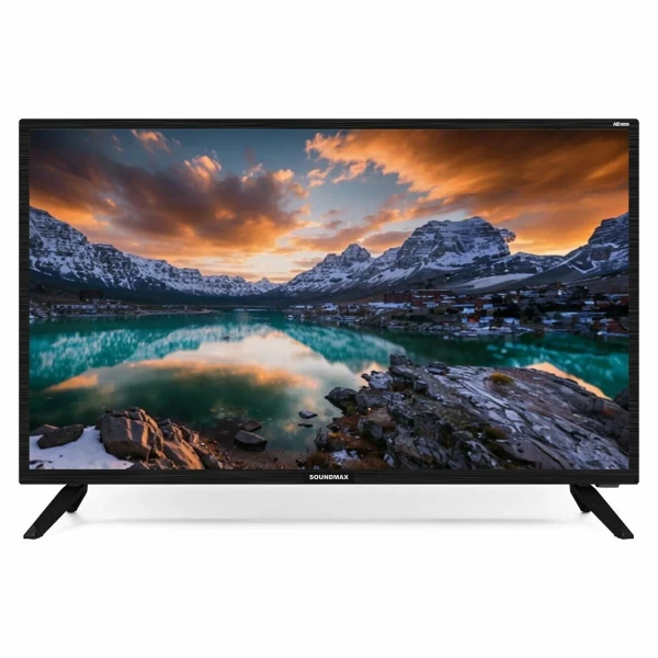 32 " Телевизор SOUNDMAX SM-LED32M09, чёрный, Direct LED, HD, 60 Гц