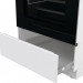 Плита электрическая Gorenje GECS5C70WA белый, защитное отключение конфорок, индикатор остаточного тепла
