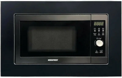 Встраиваемая микроволновая печь NORDFROST BMW 2071 B, чёрное закалённое стекло