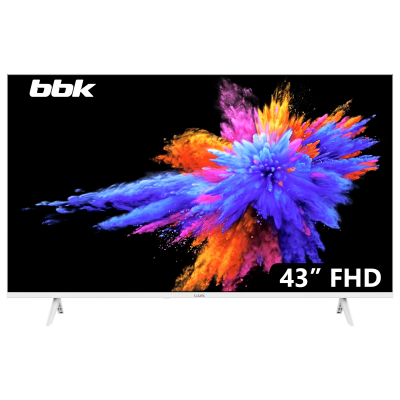 Телевизор BBK 43LEM-1054/FTS2C белый