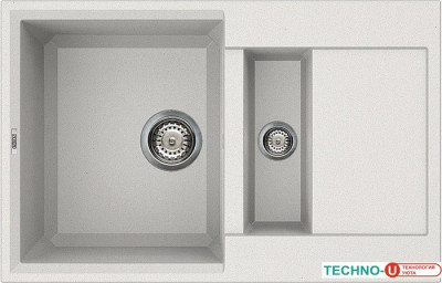 Кухонная мойка Elleci Easy 325 Bianco Titano 68