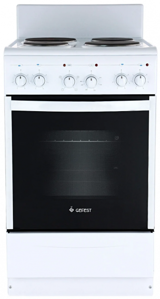 Кухонная плита GEFEST 5140-01 0035, электрическая, эмалированная, 4 конфорки, A, 4 зоны приготовления