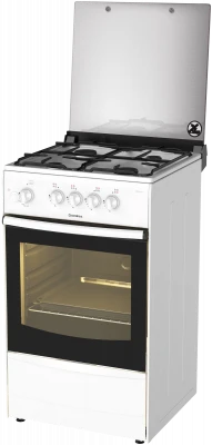 Кухонная плита Darina 1B GM441 005 W, 4 конфорки, 50 л, газ-контроль духовки, газовая