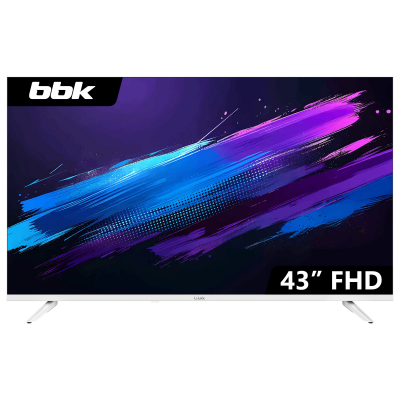 Телевизор BBK 43LEM-1044/FTS2C белый